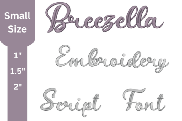 Breezella Script: A Graceful Embroidery Font