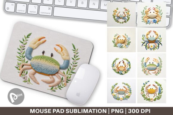 Charming Hermit Crab for Seasonal Embroidery
