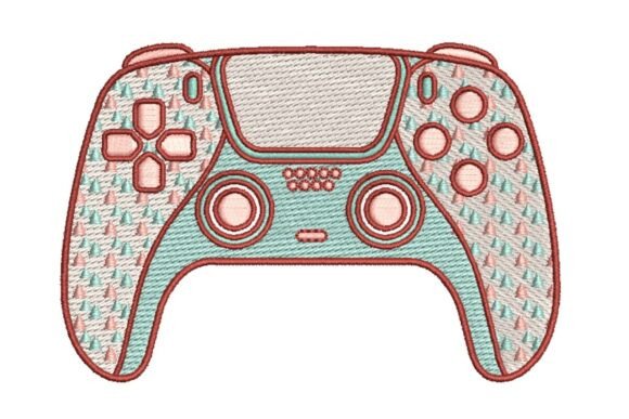 Christmas Forest Patterned Gaming Embroidery