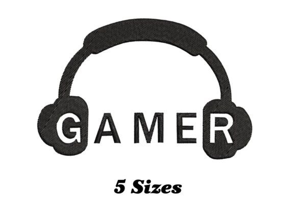 Gamer Gaming Headset: A Trendy Embroidery Design