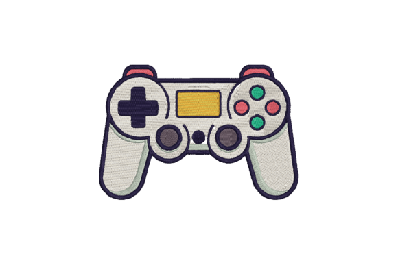 Gaming Controller: A Versatile Embroidery Design