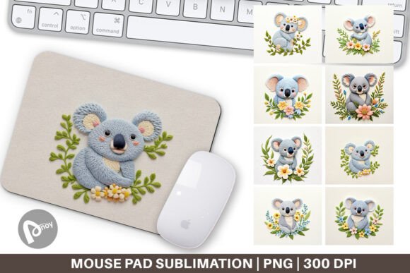 Review: Mouse Pad Koala Embroidery Design
