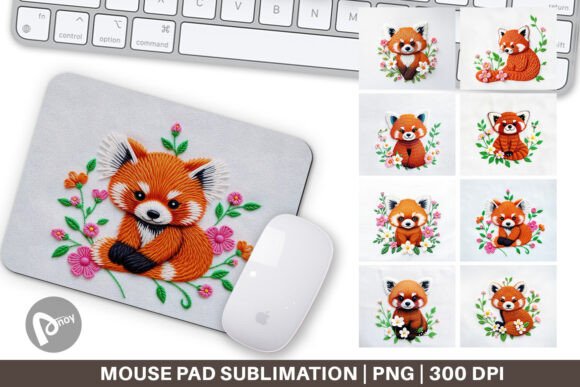 Review: Mouse Pad Red Panda Embroidery