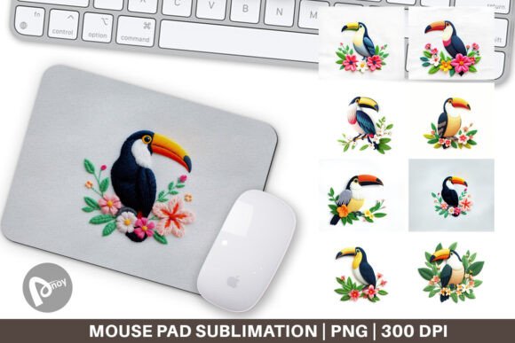 Toucan Embroidery for Vibrant Projects