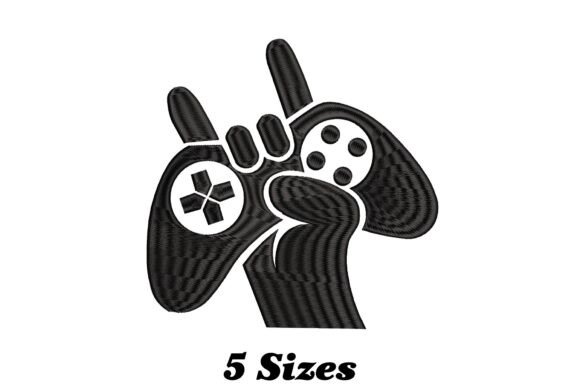 Trendy Hands Holding Gaming Controller Joystick